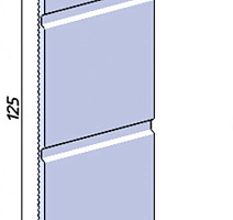 Гибкий плинтус (плинтусная лента) Ts 160
